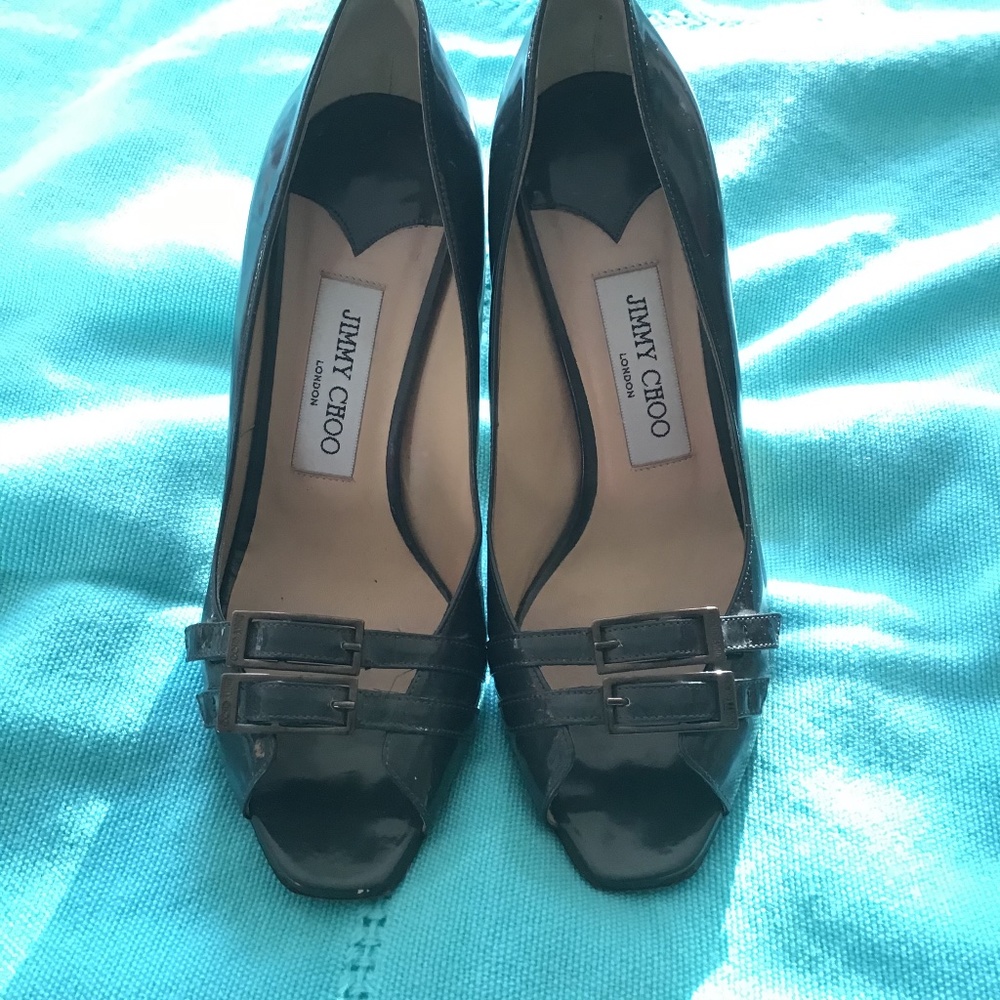 Jimmy Choo peep toe heels